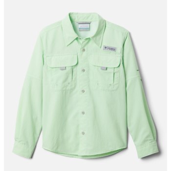 Columbia PFG Bahama Long Sleeve, Camisa Verdes Para Niño | 952380-FAP